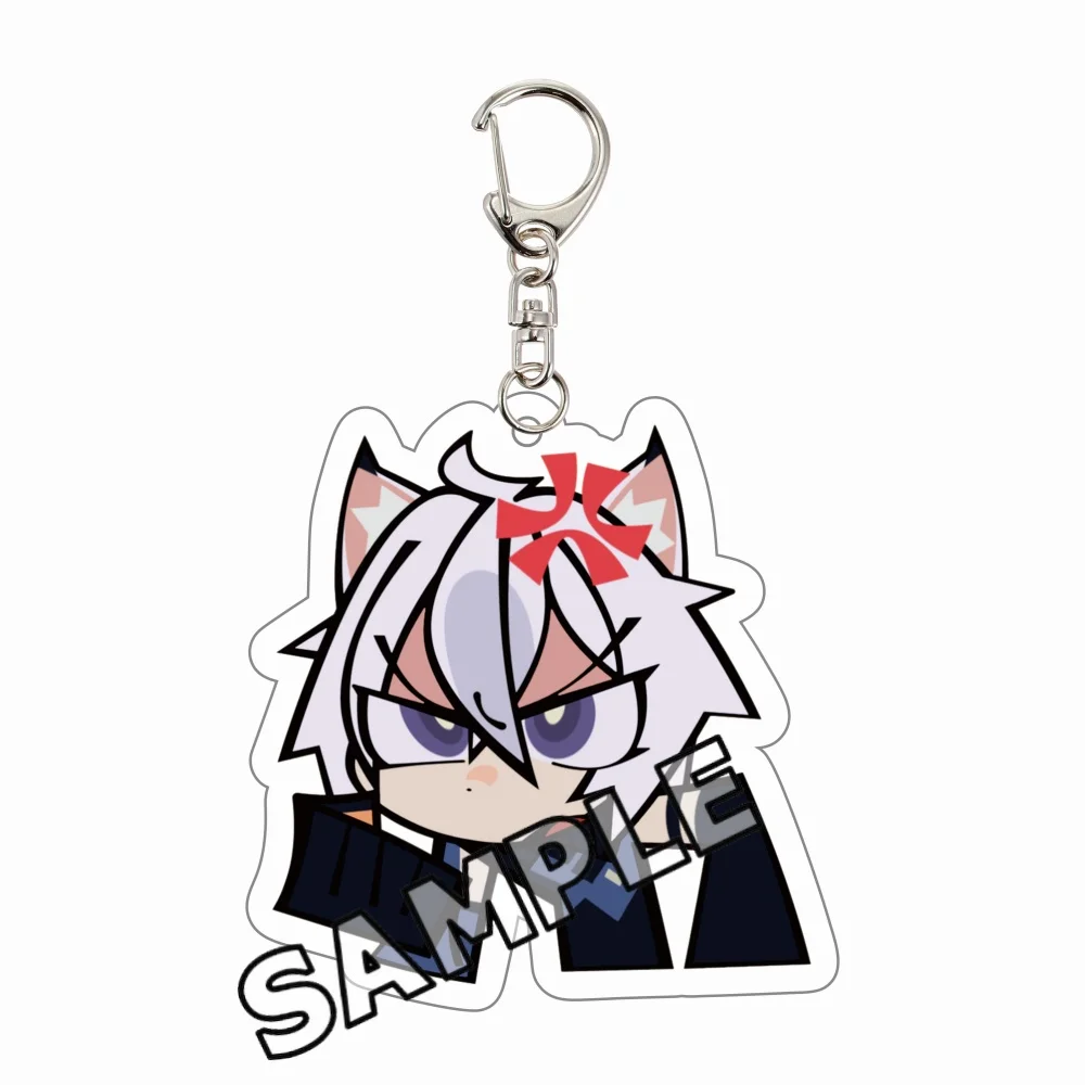 Game Zone Zero Anby Demara Keychains for Accessories Bag Billy Kid Bangboo Gentle House Zzz Cute Catoon Keyring Jewelry Gifts