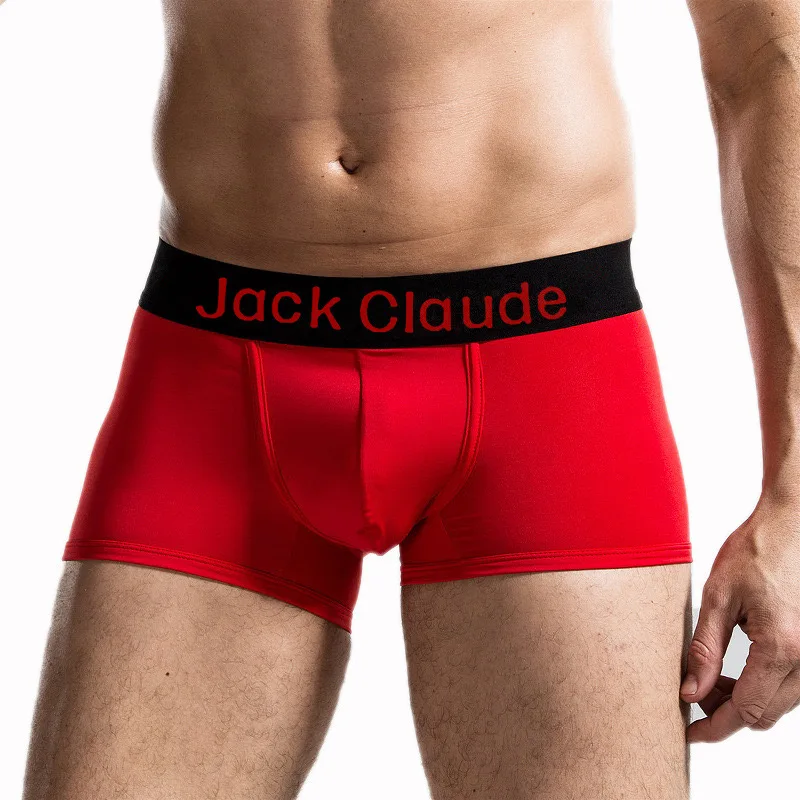 5Pcs/LotMen's Shorts Sexy Underwear Men's Milk Silk Soft Fabric Breathable Antibacterial Tight Thin Underwear U-shaped Underwear - Image 2
