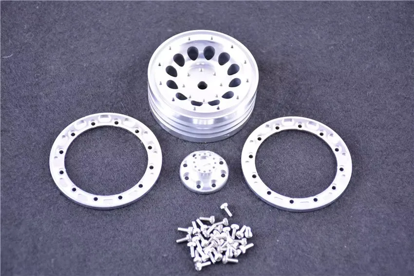 

1,9-дюймовые прецизионные металлические ступицы колес с ЧПУ для 1:10 Traxxas trx4 Axial SCX10 D90 56 мм * 25 мм