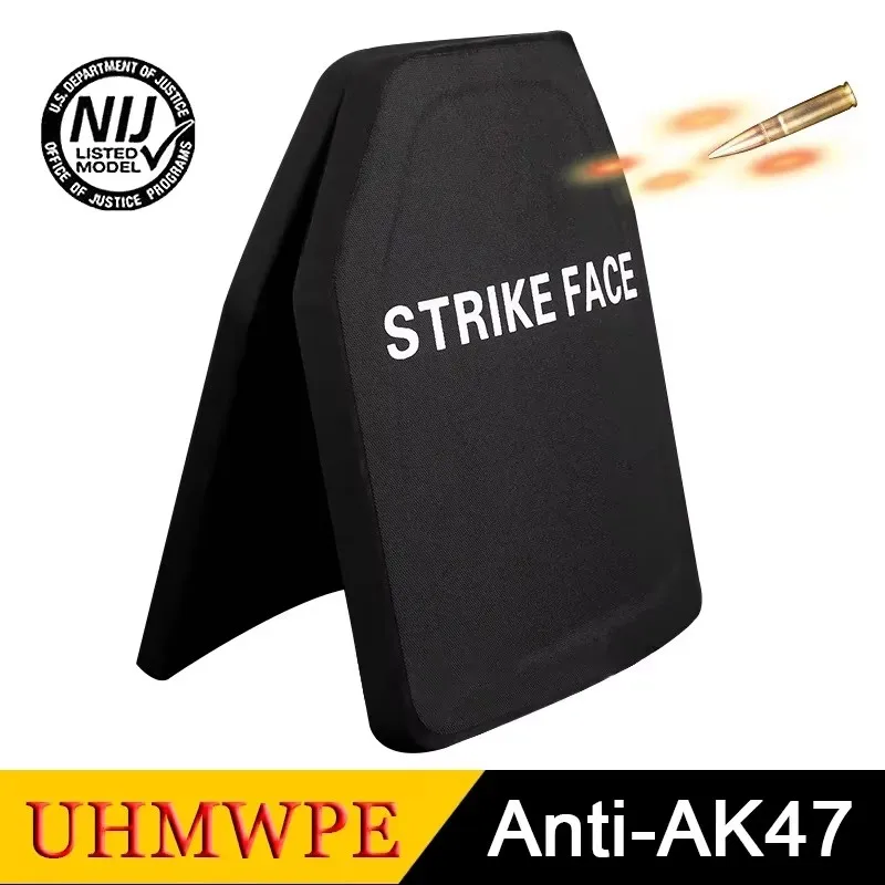 

NIJ III/NIJ IIIA Bulletproof Plate10x12 Inches Light Tactical UHMWPE Bulletproof Protection Body Armor Vest Insert Plate