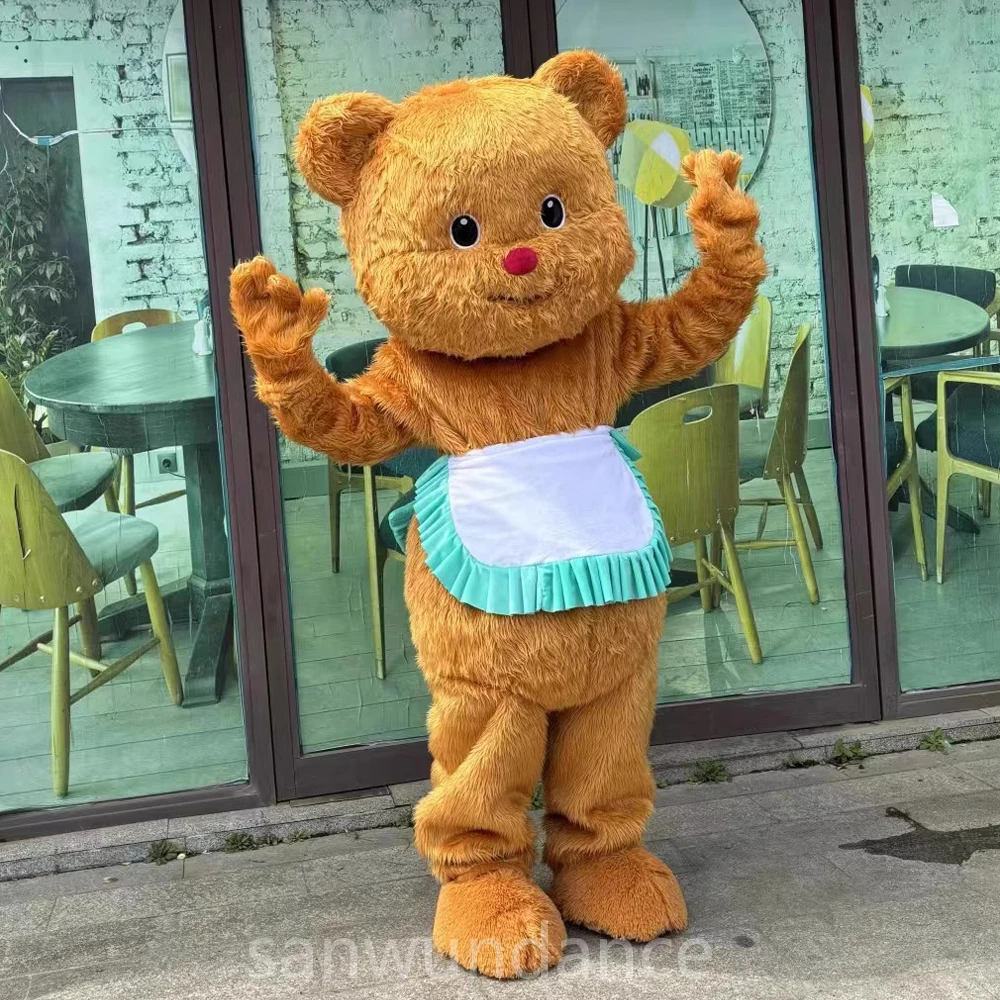 زبدة الدب مخبز ملابس الشخصيات الكرتونية لطيف الرقص الدب الإعلان تعزيز كرنفال هالوين الفراش تأثيري الملابس #3