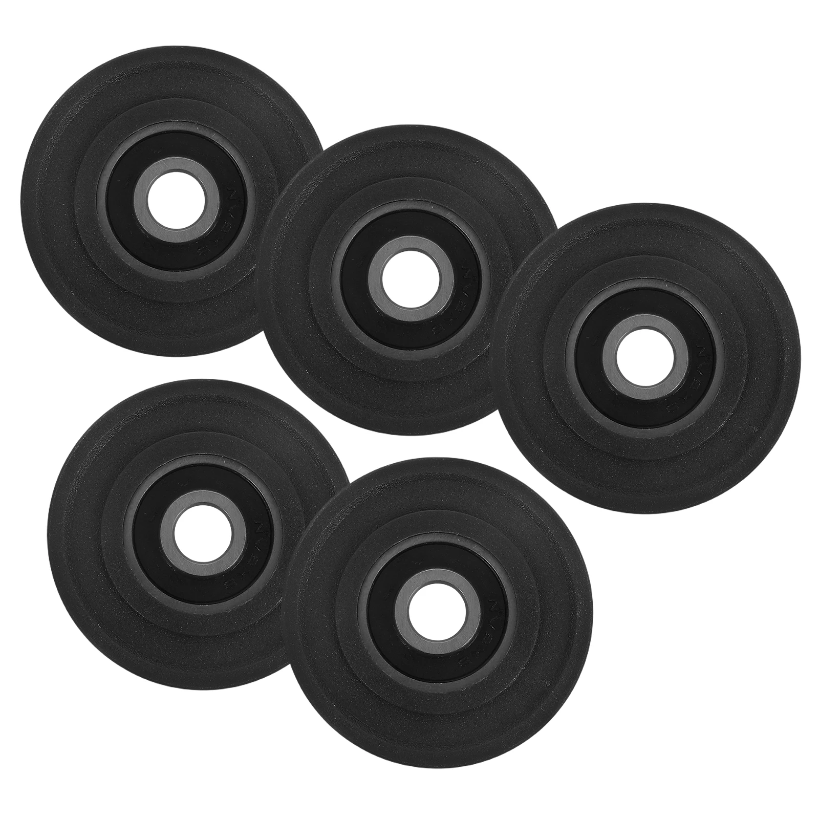 

5PCS Sliding Door Track Pulley Nylon Coated Bearings U-Groove Wheel Windows Doors Drawers Steel Wire Guide Roller Hardware