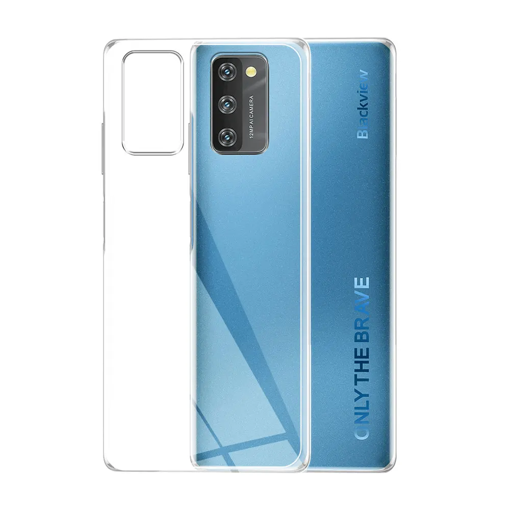 غلاف هاتف Blackview A100 رفيع للغاية من السيليكون الناعم لهاتف Blackview A100 A 100 غطاء شفاف Funda لهاتف Blackview A100 Coque