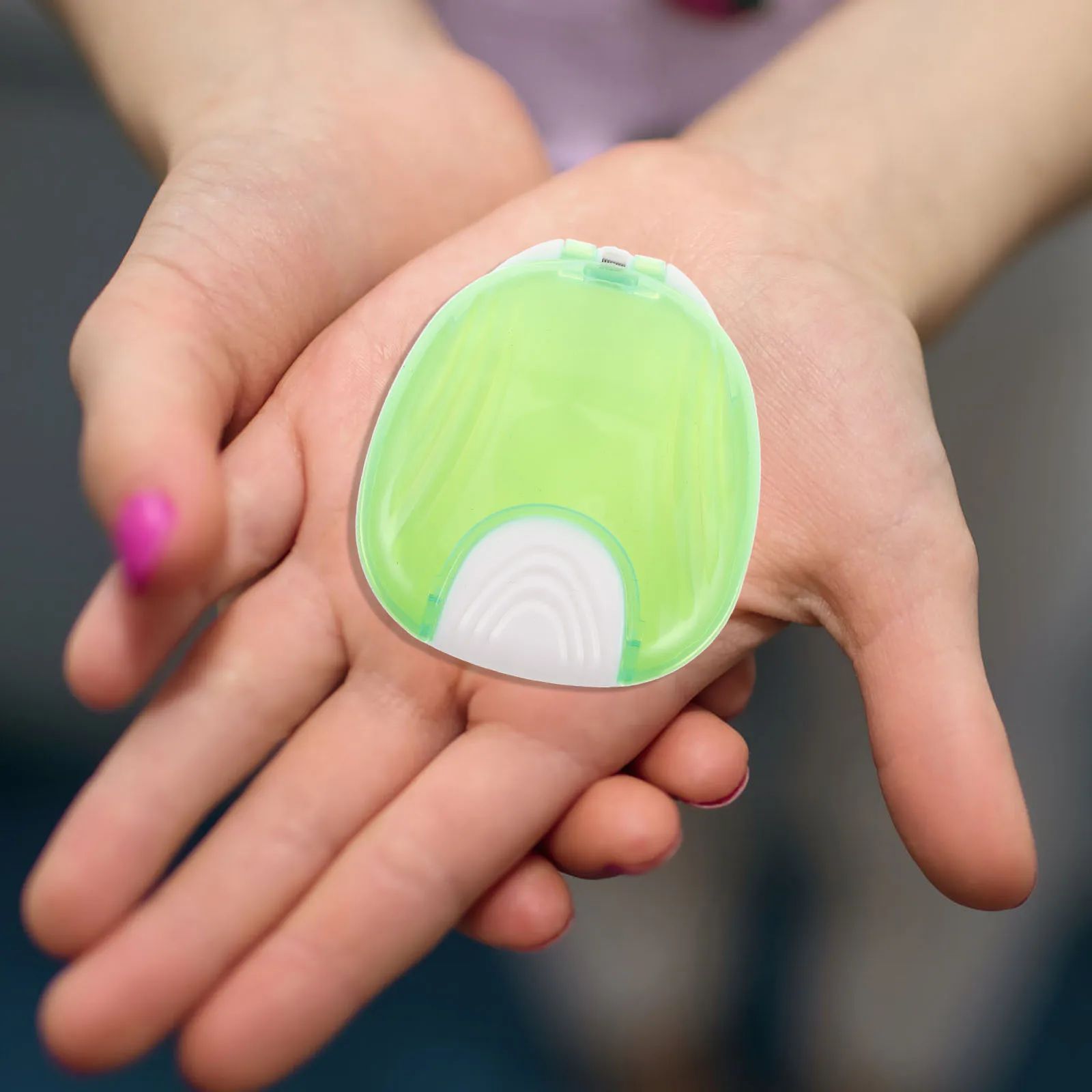 

Retainer Case Transparent Shell Shape Press Design For Travel Lightweight Tooth Appliance Container Braces Holder Portable Gum