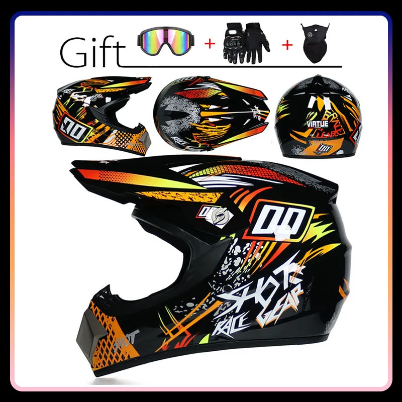 Professional Off Road Helmet DOT Motocross Moto Dirtbike Racing Helmet Full Face Motorcycle Helmet Adult Men Women Off-road Helm