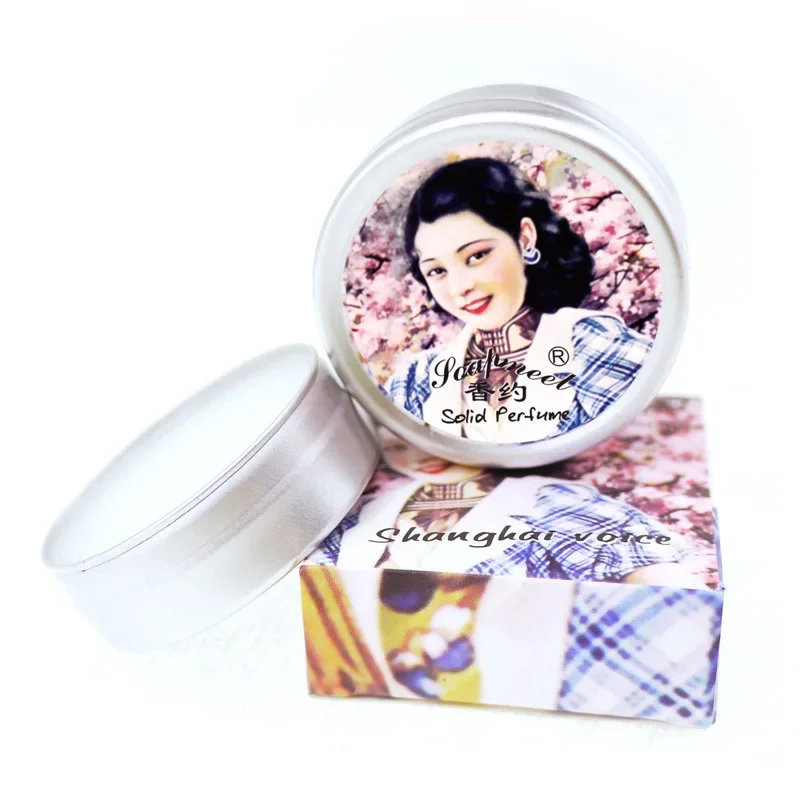 10G Soap Meet Old Shanghai Solid Perfume Ointment Lady Woman Light Fragment Fresh Solid Perfume Long-Lasting Light Perfume