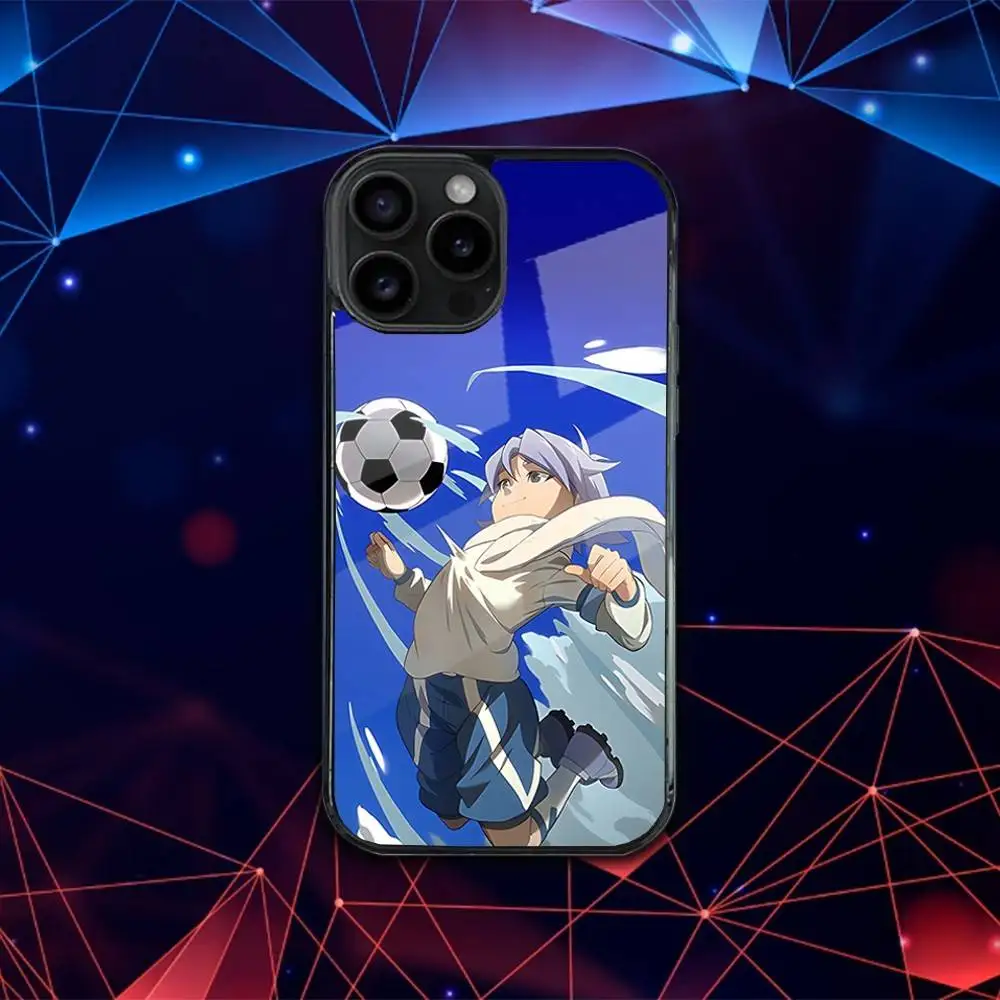 Funda de teléfono Aniem I-Inazumas E-Eleven para iPhone 17,16,15,14,13,12,11,Pro,Max,Plus,Mini,SE4,E carga inalámbrica magnética Magsafe