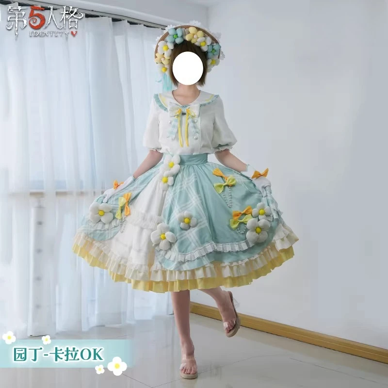 

Identity V Gardener Emma Woods Cosplay Costume Anime Party Role Play Halloween Outfits for Woman HCos