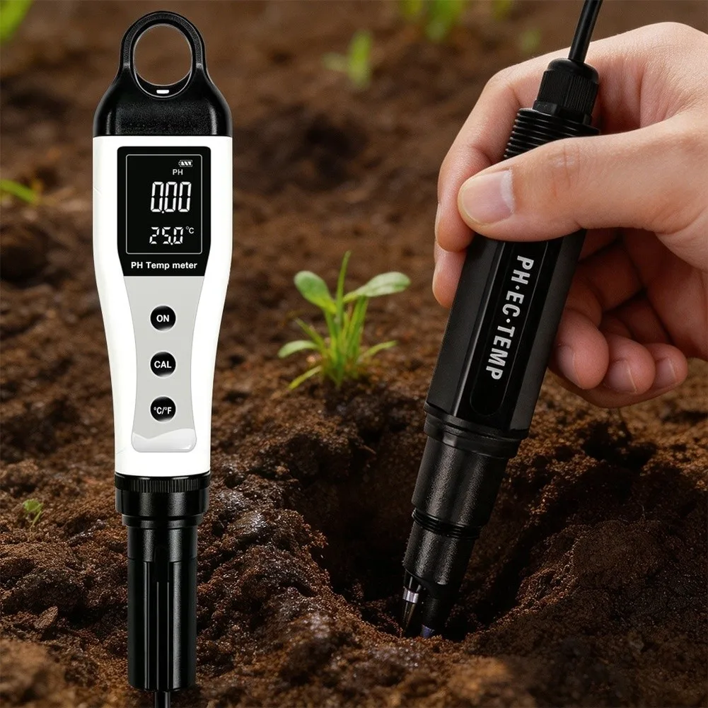 Water Testing Device for Aquarium Owners Pool Technicians and For lab Personnel Featuring Simultaneous Triple Parameter Readings