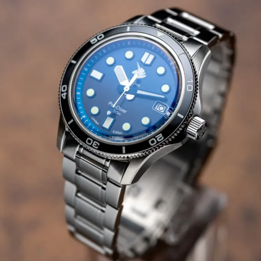 

Мужские автоматические часы Proxima, 39 мм, механические наручные часы для дайвинга, водонепроницаемые, 10 бар, BGW-9, светящийся сапфировый керамический безель, NH35