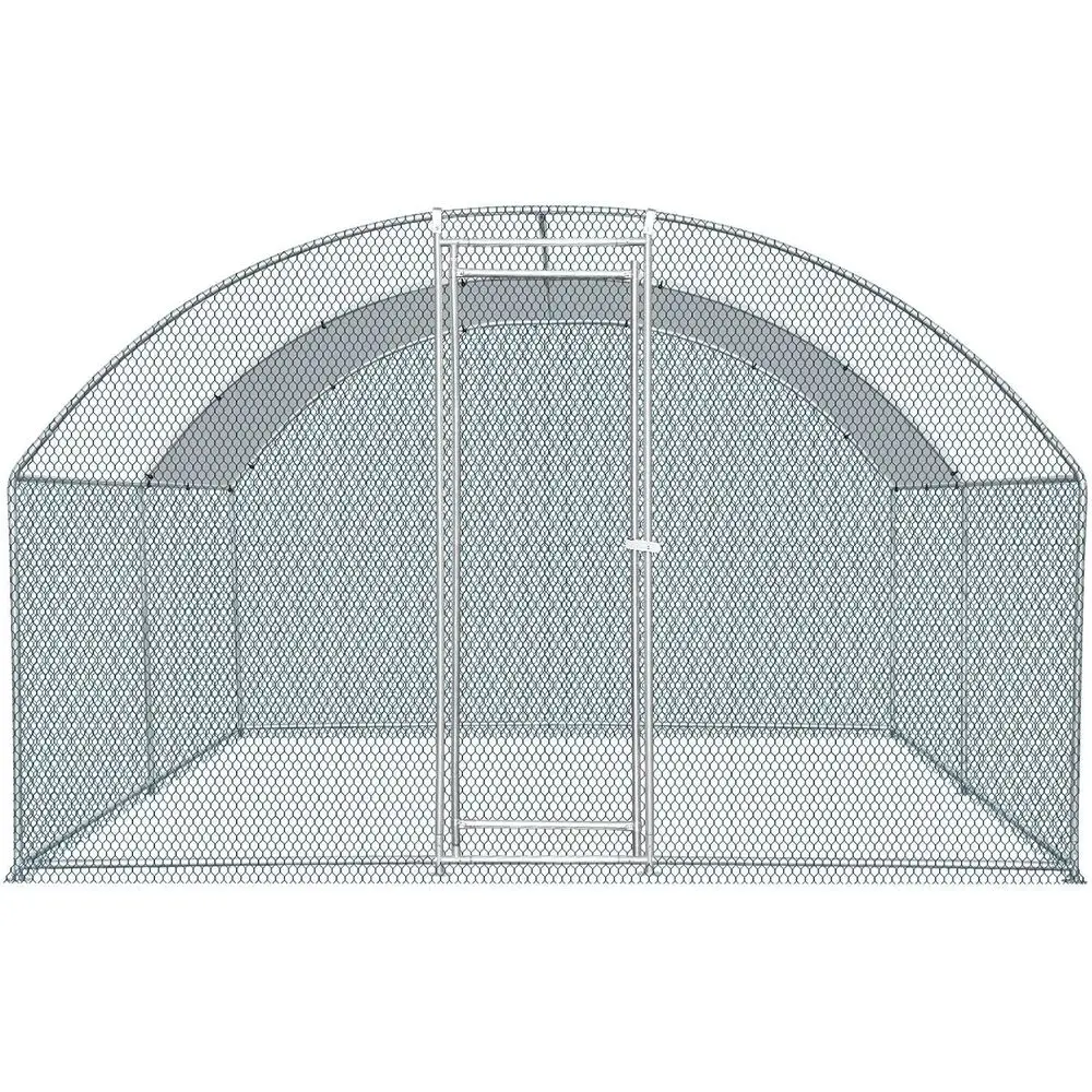 

Large Waterproof Chicken Coop with Cover, 13x10ft Outdoor Poultry Habitat for Animals