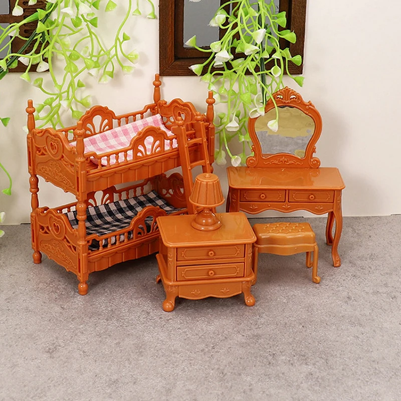 1Pcs Simulation Furniture Bedroom Scene Miniature Model Ornament Home Furniture For Doll House Bedroom Accessories