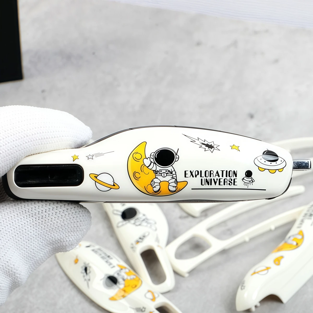 Custodia protettiva per modifica chiave auto adatta per Porsche Macan/Panamera/718/Cayenne/911 Custodia protettiva per chiave astronauta