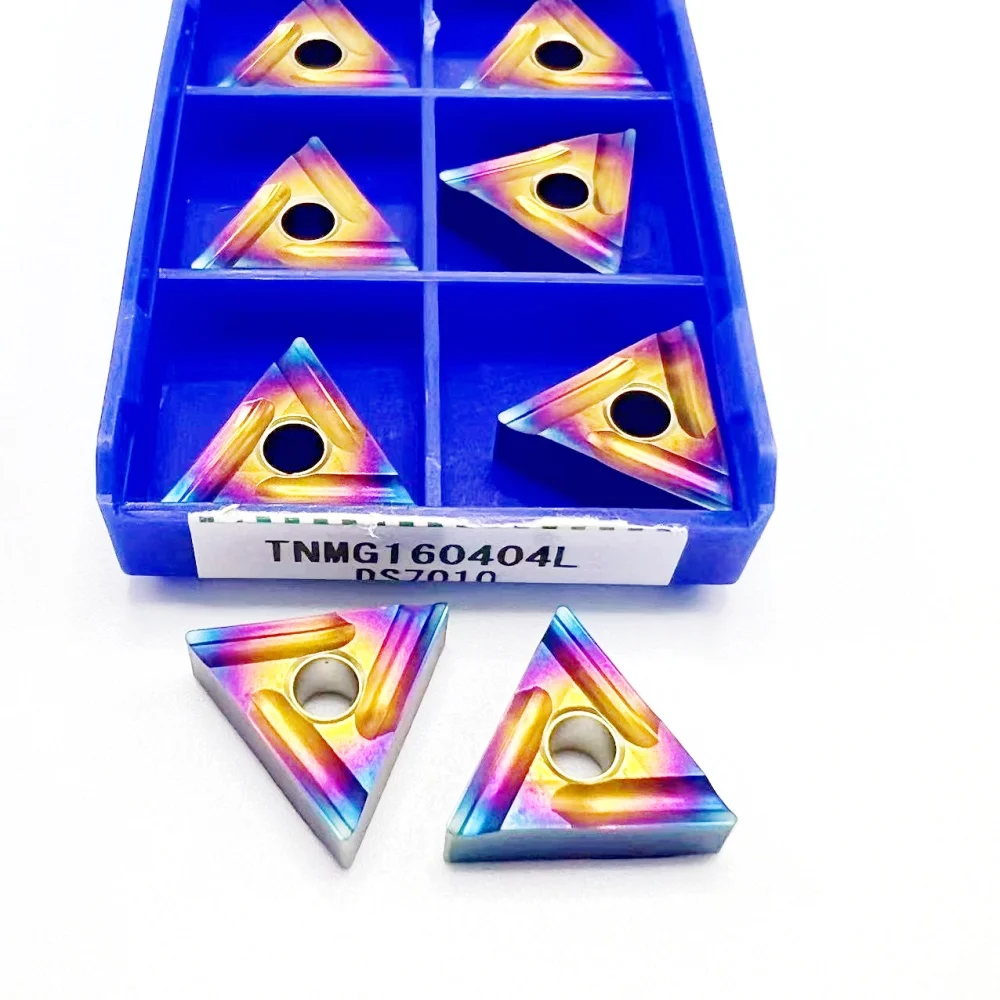 Carbide Insert TNMG160404L DS7010 Aluminum Alloy CNC Lathe Turning Tools High Speed Precision TNMG 160404L Indexable Inserts