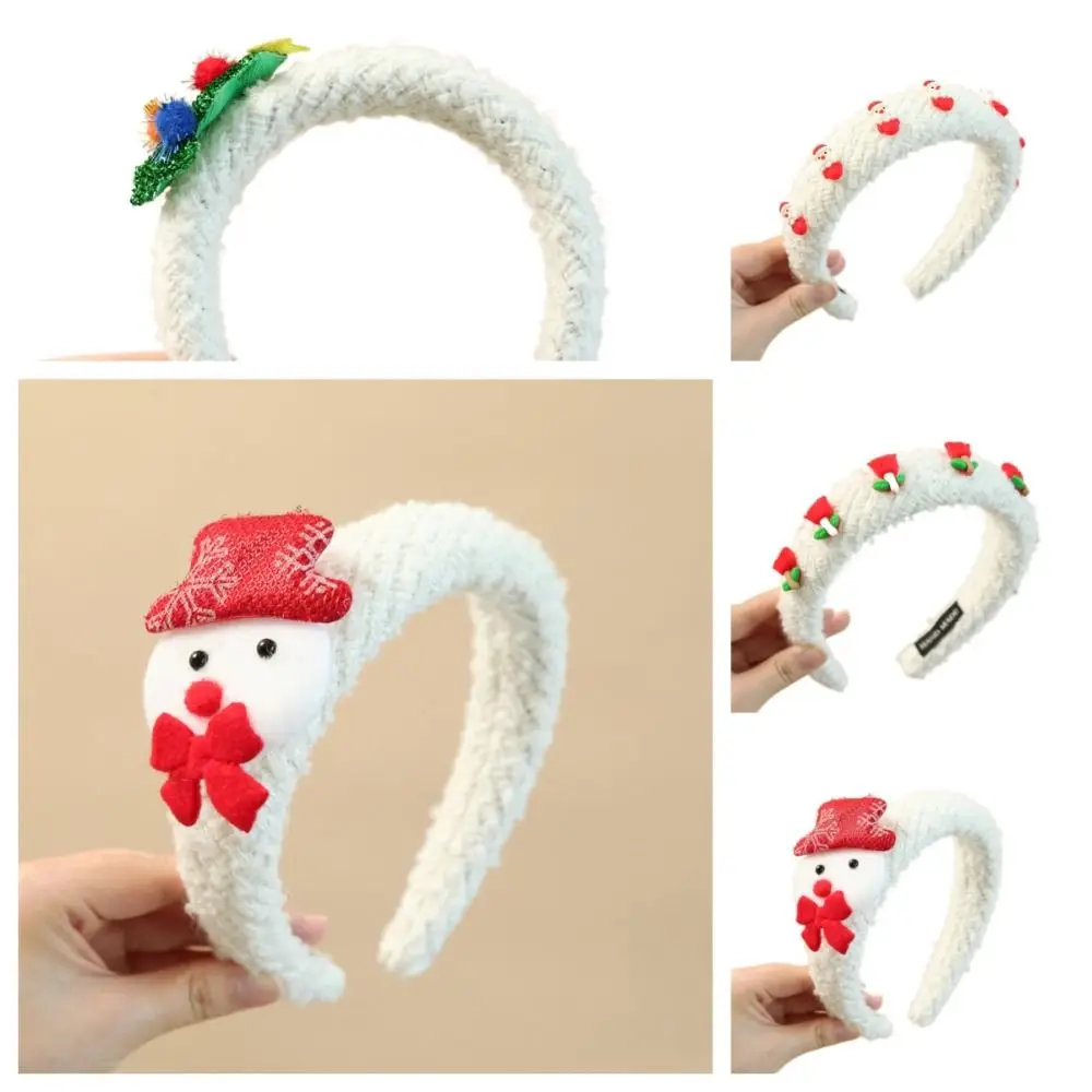 Cute Hair Accessories Christmas Headband Merry Chritmas Xmas Santa Claus Hair Hoop Hairband Headpiece Antler Hair Hoop Party