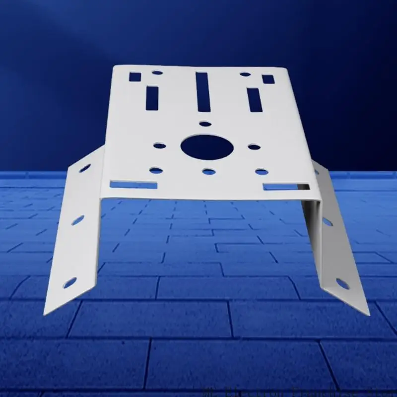 دعم قوس جبل T5EA مقاوم للطقس لكاميرات الاستقصاء ولوحة الطاقة الشمسية لركن الجدار وأعمدة تركيب الأعمدة