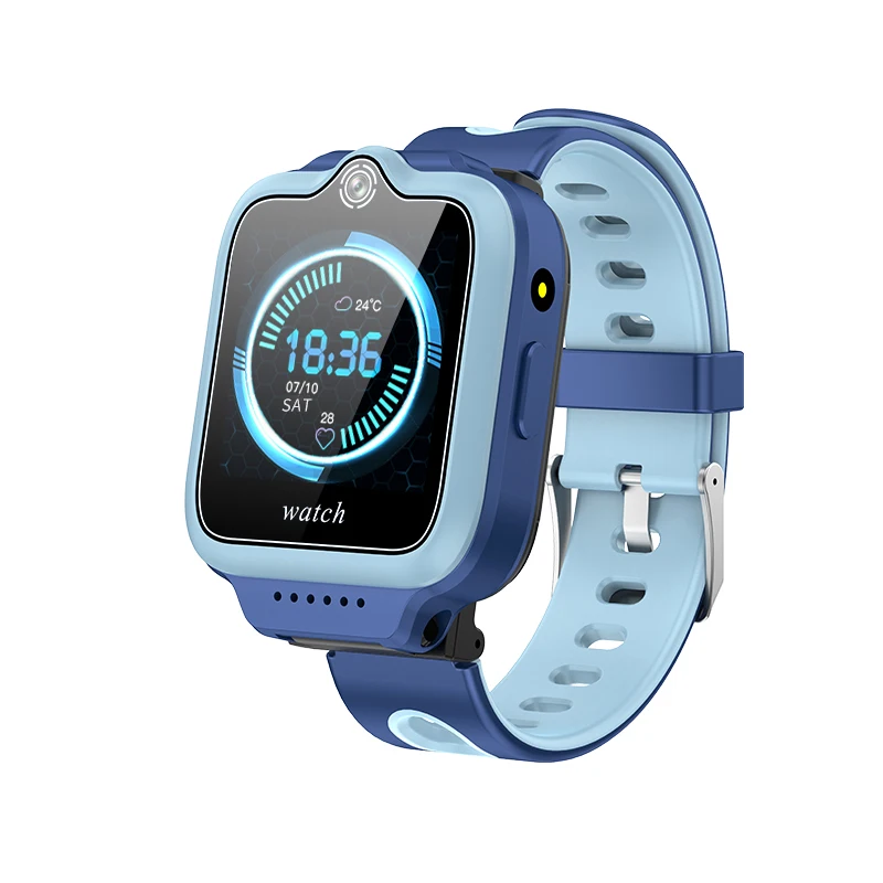 For T30 4G video call water proof kids smart watch sos calling  rotating taking picture app monitoring GPS WIFI LBS  position