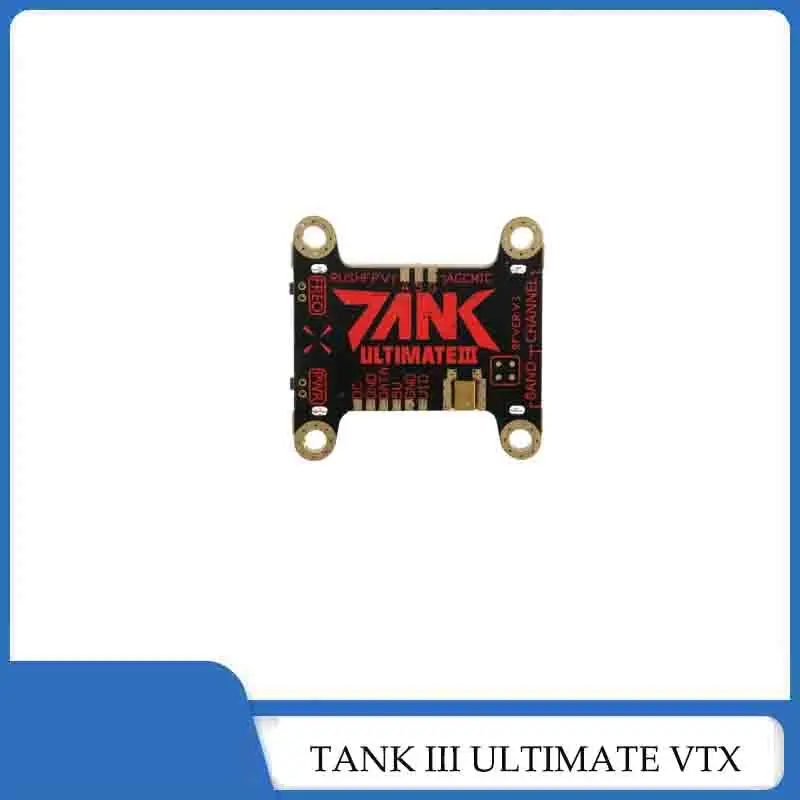 

The RUSHFPV TANK III ULTIMATE VTX is suitable for FPV Drones RC Accessories