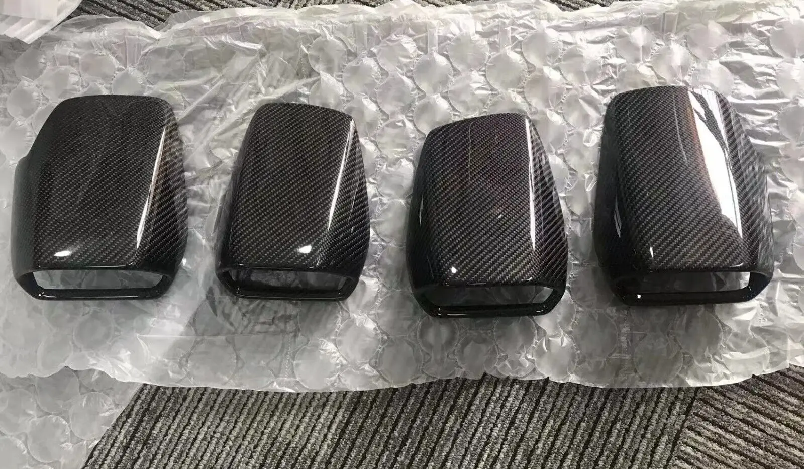 Real Carbon Fiber Car Air Vent AC Outlet Trims Cover Set For Lamborghini Huracan LP610 LP580