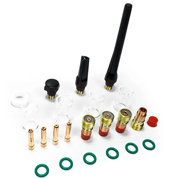 

Набор из 22 предметов со скидкой, дуговая сварочная горелка TIG, термостойкий набор зажимов для стеклянных электродов, аксессуары WP-17/18/26