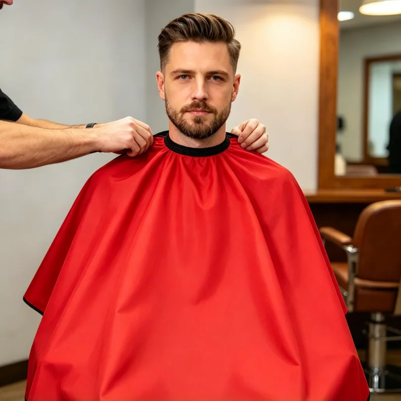Professional Waterproof Barber Cape Hair Cutting Apron for Salon Stylists Reusable Hairdressing Cloth Accessory Lightweight