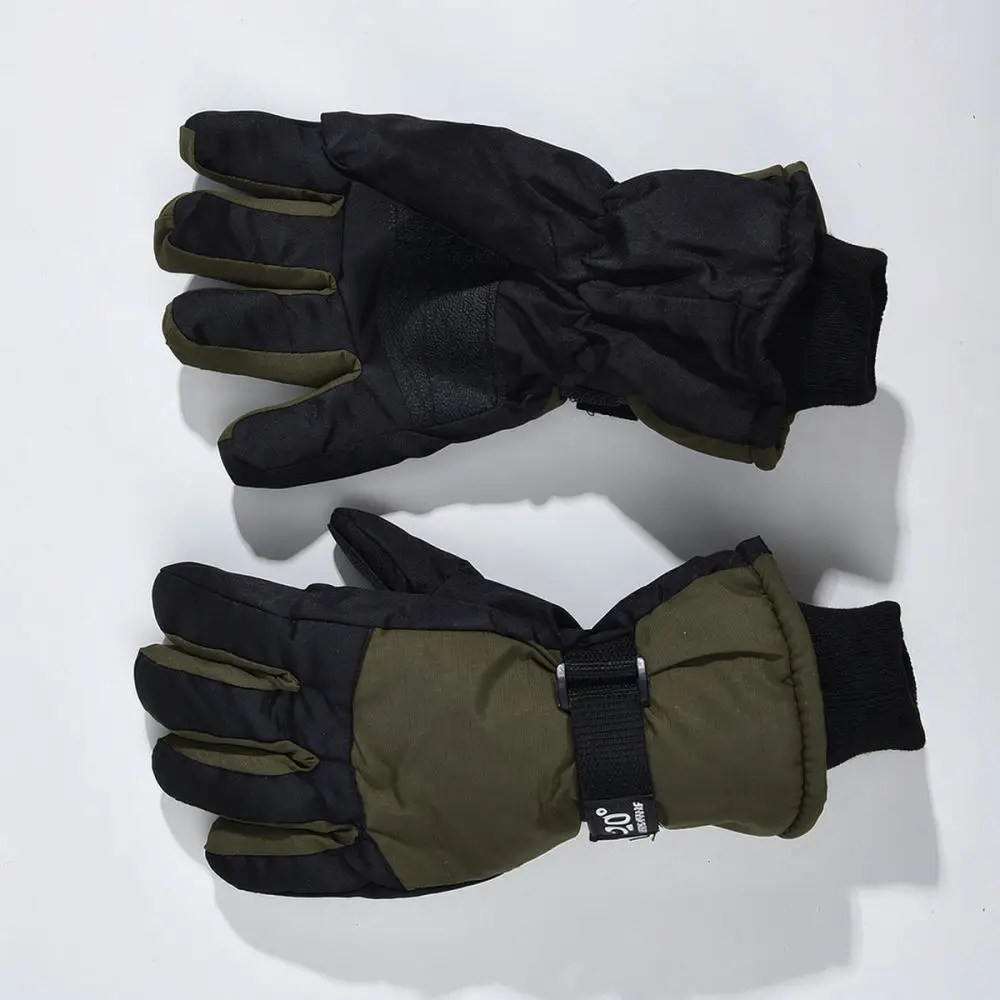 Children Winter Skiing Mittens Waterproof Warm Gloves For Outdoors Windproof Thermal Hand Protection Snow Sport Accessories