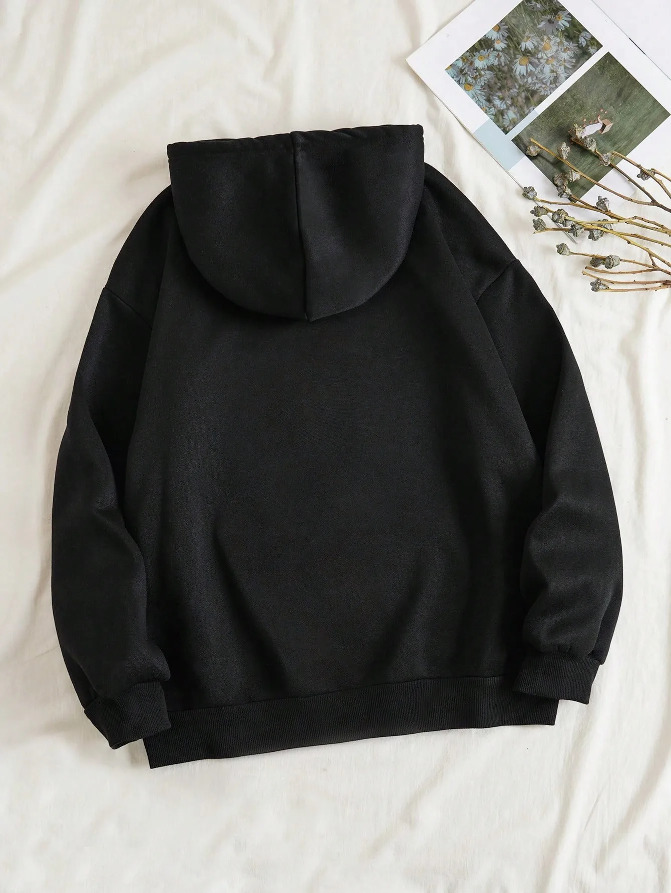 Top estampado de talla grande para hombres y mujeres, suelto informal, suave, cómodo y transpirable, sudadera con capucha holgada para deportes al aire libre