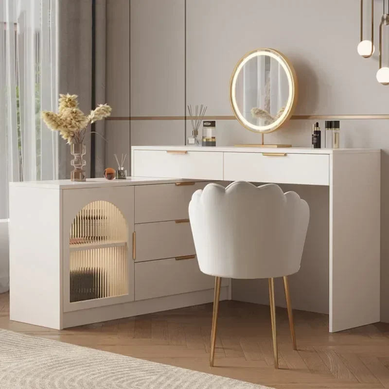 Nordic Multifunction Nordic Dressing Table Drawer Baby Girl Set Modern Cabinets Vanity Table Cabinet Meuble De Chambre Luxury