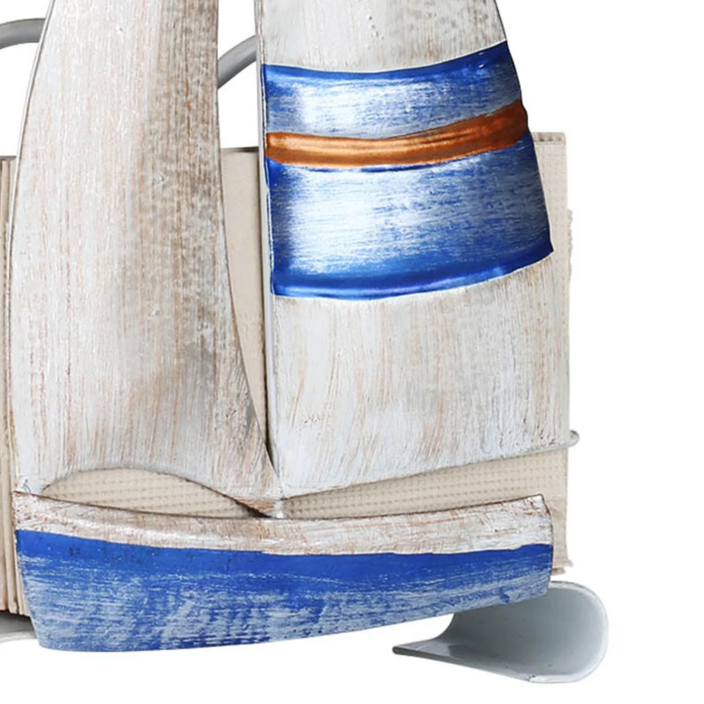 الإبداعية قارب الإبحار حامل مناديل الحديد حامل مناديل حلية فندق ورقة حالة حامل ورق المطبخ الجدول الديكور-A78G