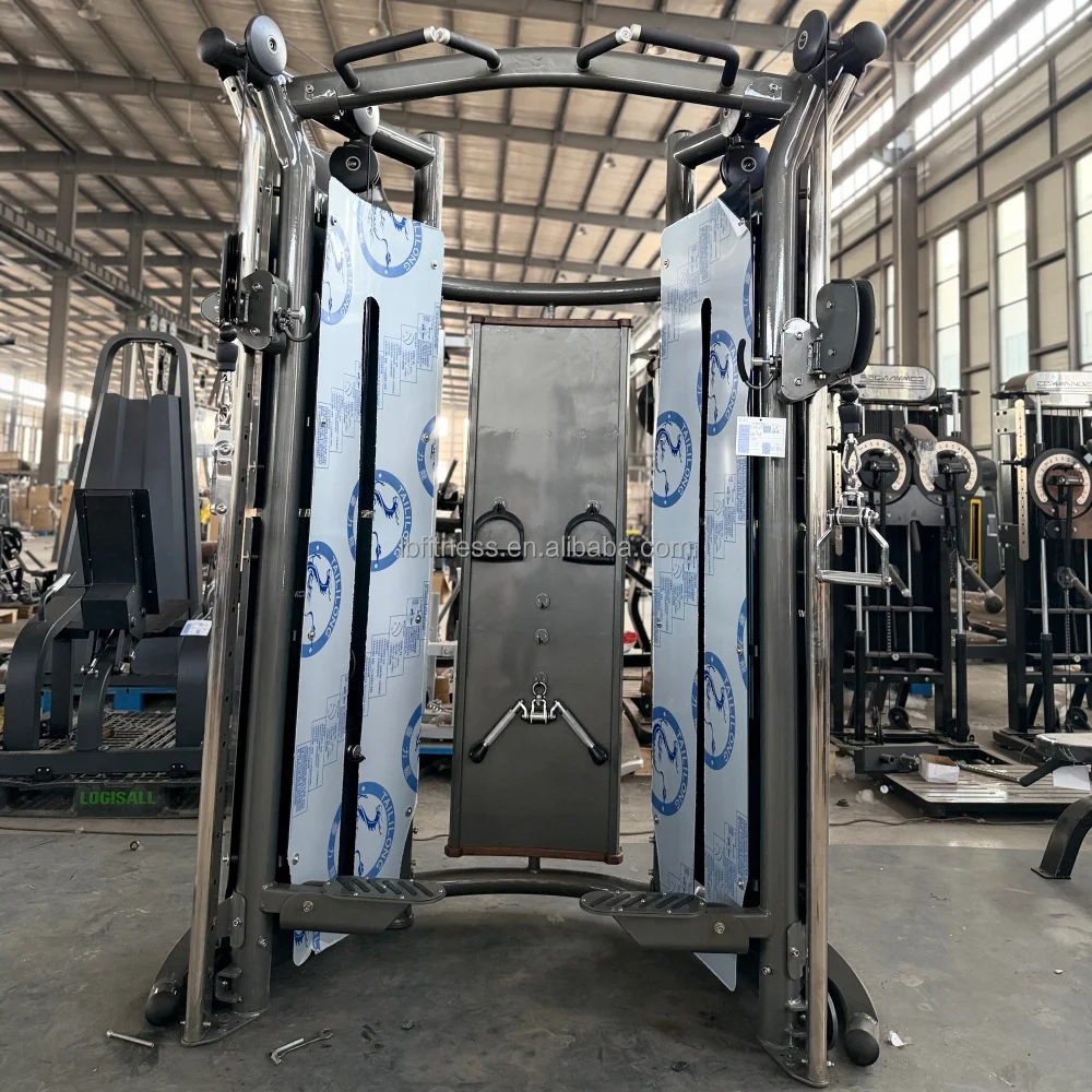 Commercial Grade Stainless Steel Functional Trainer Cable Crossover Strength Training Machine Multi-functional Integrated Gym