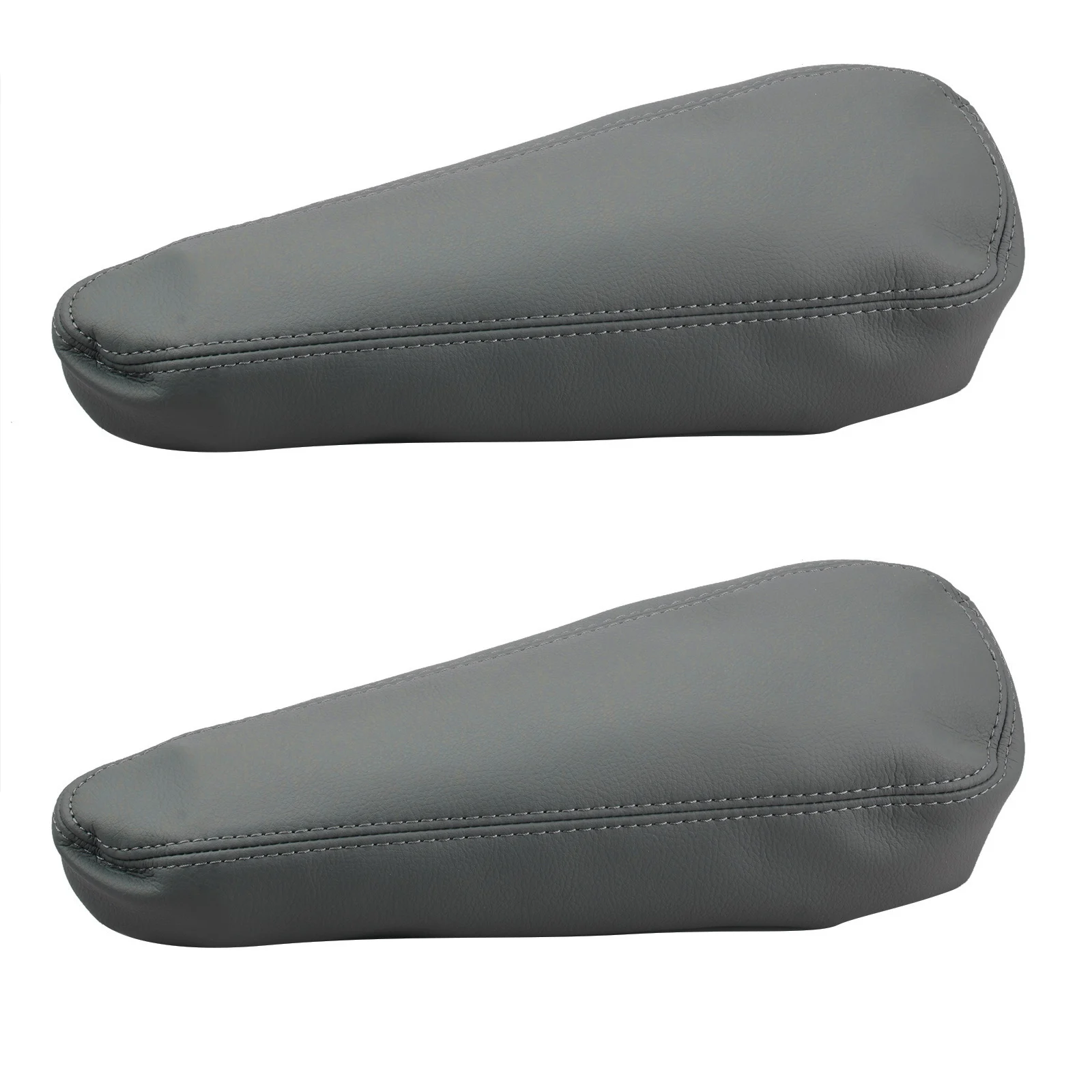 1 Pair For Lexus GX470 Car Seat Armrest Microfiber Leather Cover Replacement Auto Accessory Waterproof Wear-resistant Trim Cover