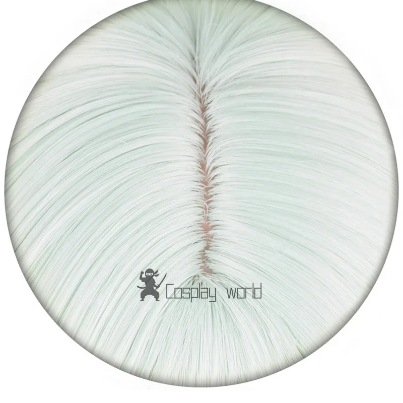 Pelucas de Cosplay de ANIME Mutsumi Wakaba, pelucas de disfraz de BanG Dream de 75cm de largo para mujer, pelo sintético verde claro resistente al calor + gorro de peluca