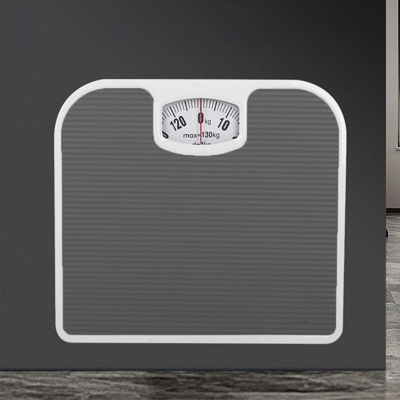 Mechanical Weighing Scale Home Human Weighing Dial Bathroom Waterproof and Non-slip PU Leather Pad Weight Scale Home Portable