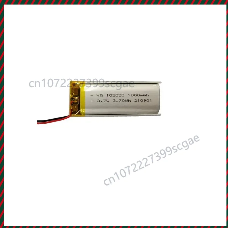 102050 3.7 فولت 1000 مللي أمبير خلايا ليبو ليثيوم بوليمر بطارية قابلة للشحن لنظام تحديد المواقع قلم تسجيل مصباح ليد أداة الجمال مع PCB