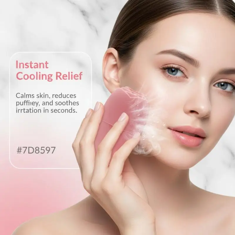 Silicone Ice Roller For Face Reusable Face Lifting Contouring Ice Mold Beauty Skin Care Tools Facial Massager Eyes And Neck