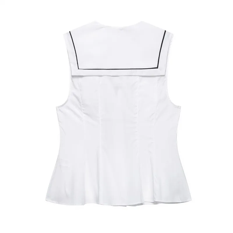 2025 Spring/Summer New European and American Style Women's Fashion Casual Versatile Bow trimmed Top