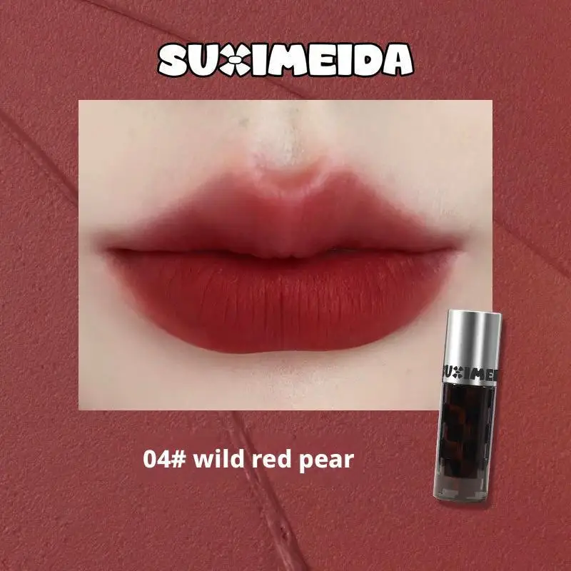 1 Uds. Girlcult serie Peach lápiz labial espejo brillo de agua brillo de labios superficie brillante película duradera hidratante juego de labios Doodle