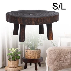 Chinese Greenery Solid Wood Chair antique round bench Can Be Placed On Home Gardening  Stable Portable Outdoor Living Room