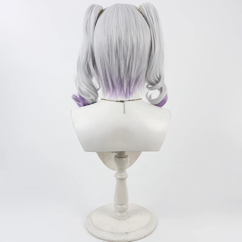 アニメ Honkai: スターレール 3月7日コス コスプレウィッグ ハロウィンカーニバルパーティー小道具 人工毛 耐熱繊維 + ウィッグキャップ