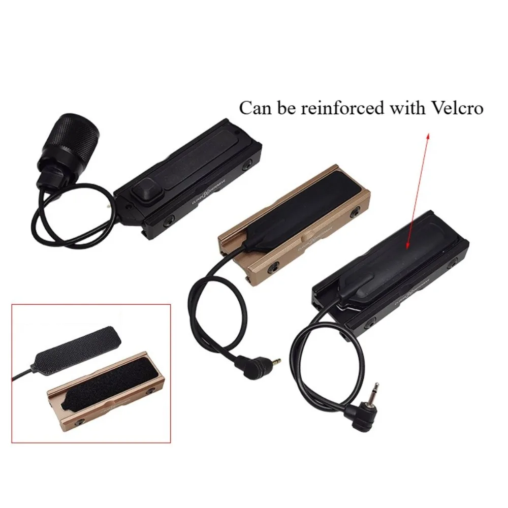 

20MM Guide Rail Metal rat tail card slot PEQ15/stream light light wire control switch fixed accessories
