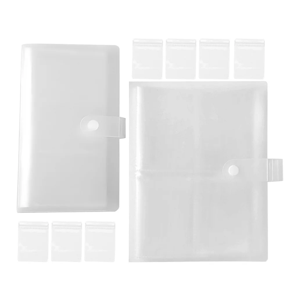 

1Set Jewelry Storage Book Clear Organizer with 84 Slots Small Storage Bags for Earrings Rings Necklaces Jewelry Organizer