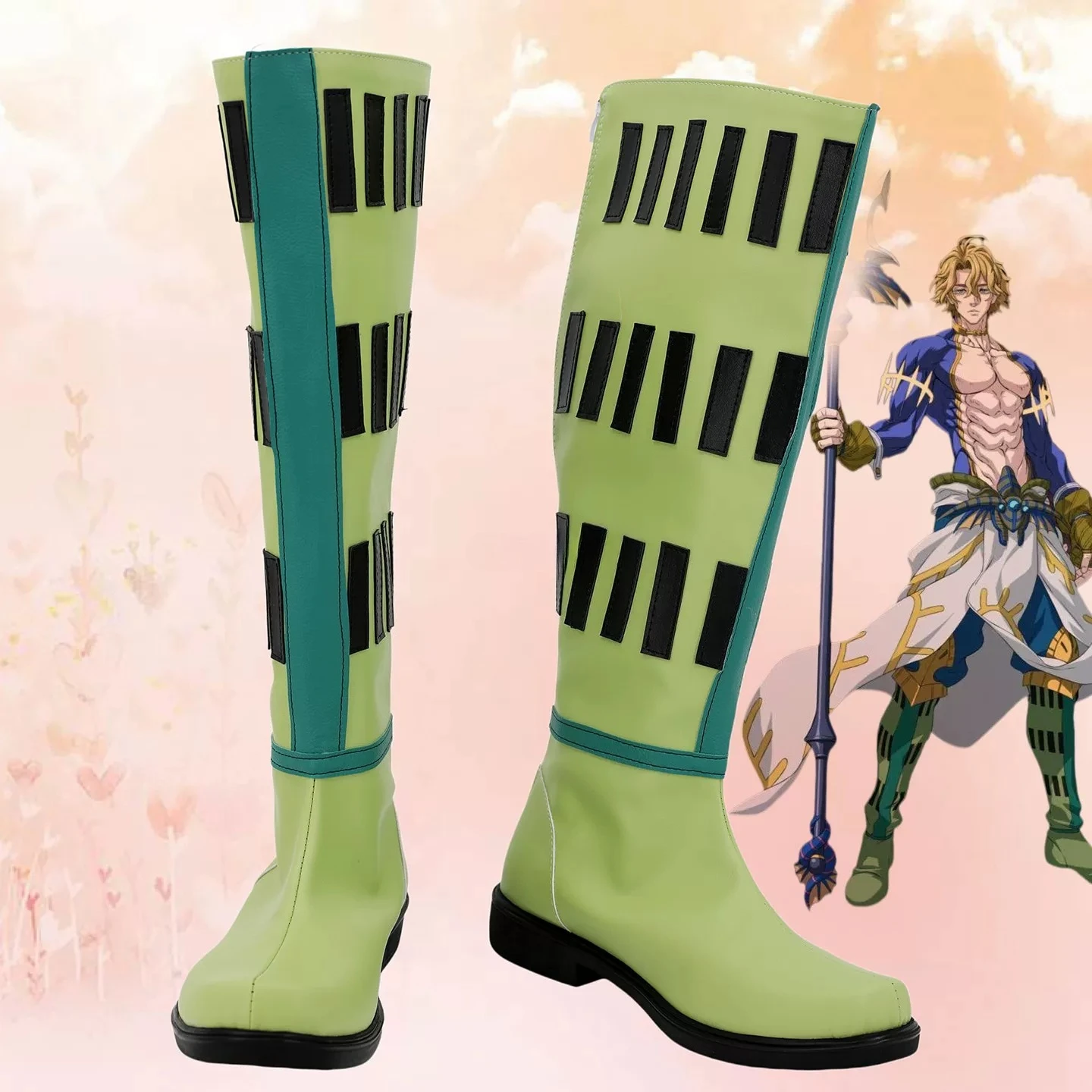 game-anime-cosplay-boots-poseidon-record-of-ragnarok-adult-halloween-party-costume-accessories-custom-made