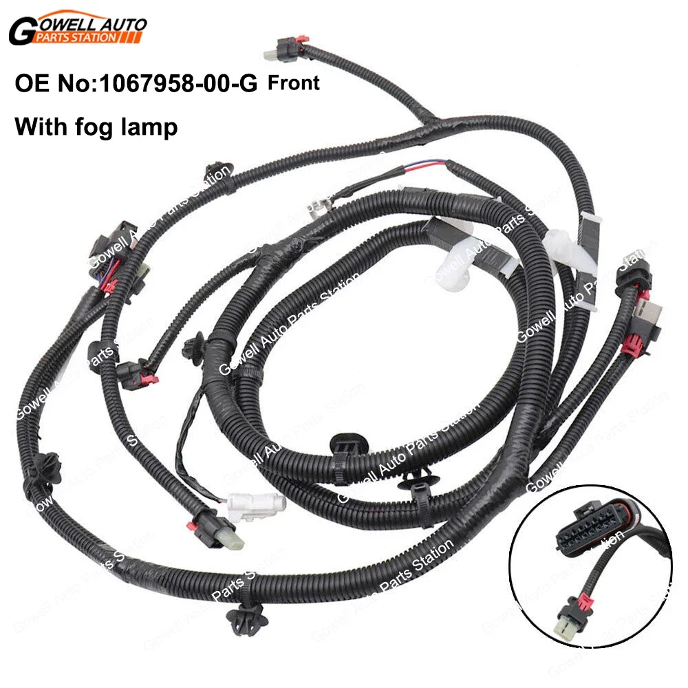 

Front Rear Bumper Park Assist Sensor Wiring Harness Bumper PDC Harness For Tesla Model 3 1067958-01-G 1067958-00-G 1067959-00-E