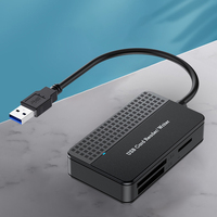 USB 3.0 Type C USB Card Writer 4 in 1 Flash Card Adapter 5Gbps Memory Card Writer 20cm Cable SD TF CF MS
