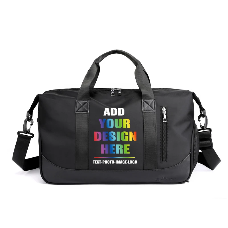 Customized Travel Sports Bag Large Capacity Fitness Workout Gym Bag Personalized Travel Duffel Bag