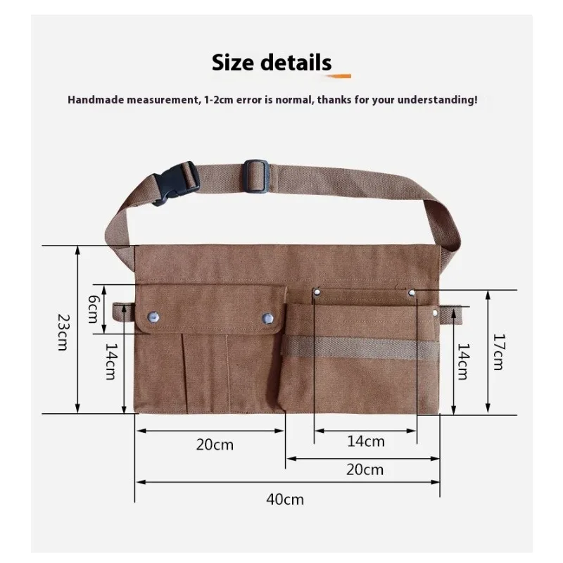 Avental de ferramenta crossbody eletricista carpinteiro construção leve durável workwear multi bolso cinto utilitário bem feito resistente