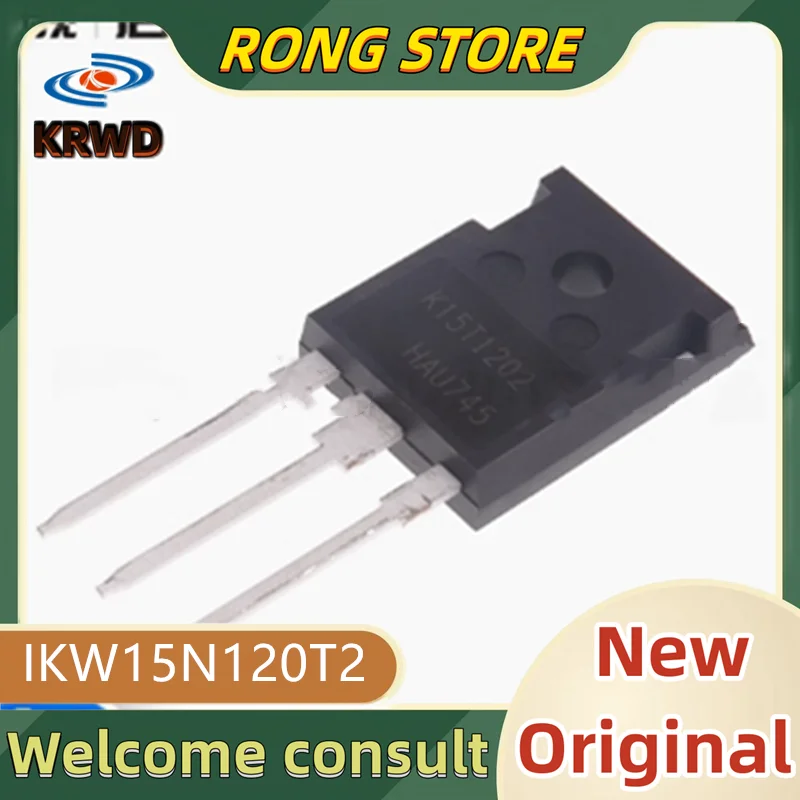 3PCS K15T1202 New and original IKW15N120T2 IKW15N120T IKW15N120 15N120T2 TO-247