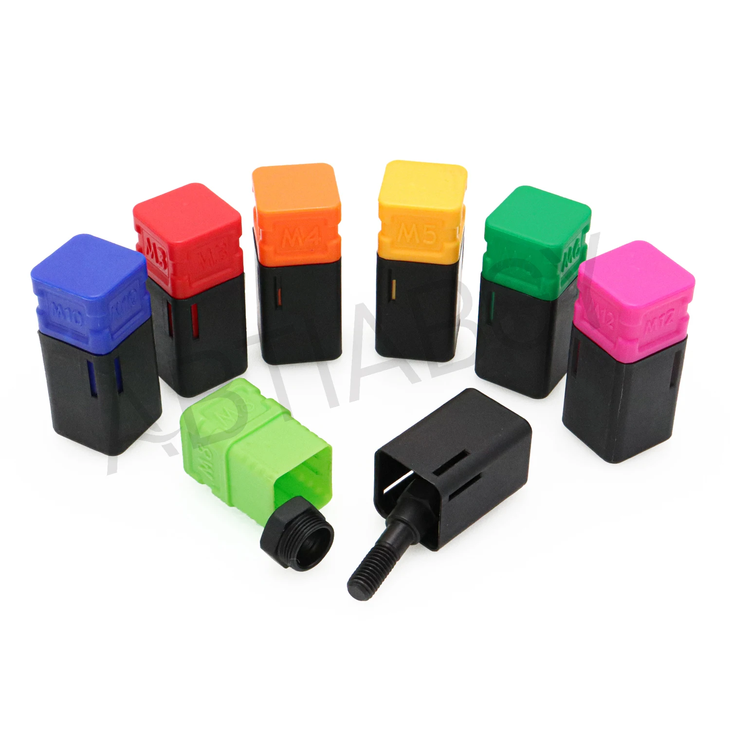 300/220/90pcs M3 M4 M5 M6 M8 M10 M12 Zinc Plated Carbon Steel Flat Head Rivet Nuts OR BT606 Manual Riveter Gun Nut Gun