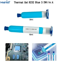 High Temperature Resistant Thermal Gel Heat Dissipation Silicone Gel 8232 Blue 3.5w/m.k for DJI Drone FPV GPU/CPU/Phone/LED/PS5