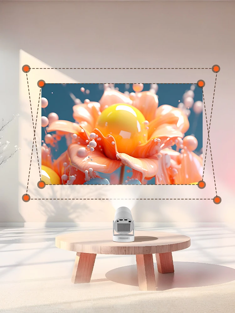Magcubic 4K HY300 Ultra Draagbare Projector met Speaker Elektronische Focus 720P 300ANSI Buitenbioscoop Android11 BT5.4 Kamperen - afbeelding 2